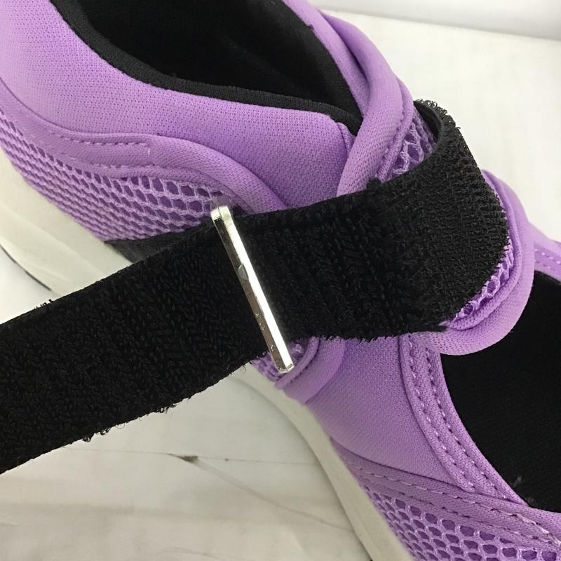 古着 USED スニーカー スニーカー 24cm 24.0cm 無地 紫 / パープル / レディース USED 古着 中古 10091499