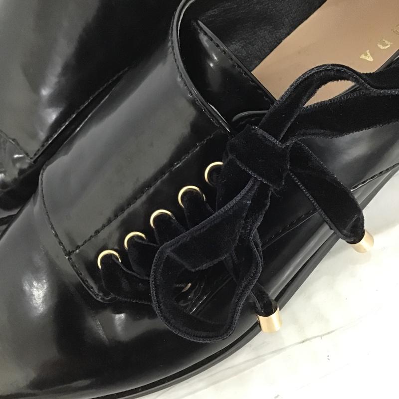 ランダ RANDA ローファー ローファー S 無地 黒 / ブラック / レディース USED 古着 中古 10091500