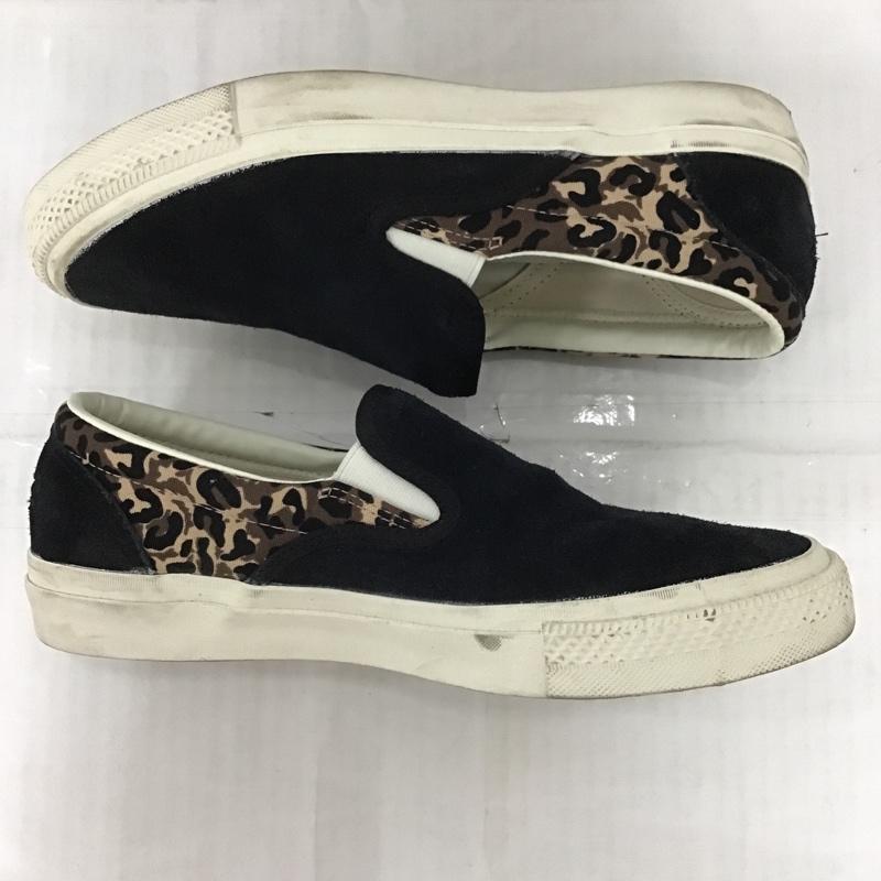 コンバース CONVERSE スリッポン スリッポン 1SC750 スニーカー 27cm 27.0cm ヒョウ柄・レオパード柄 黒 / ブラック / X 白 / ホワイト / X 茶 / ブラウン / メンズ USED 古着 中古 10091519