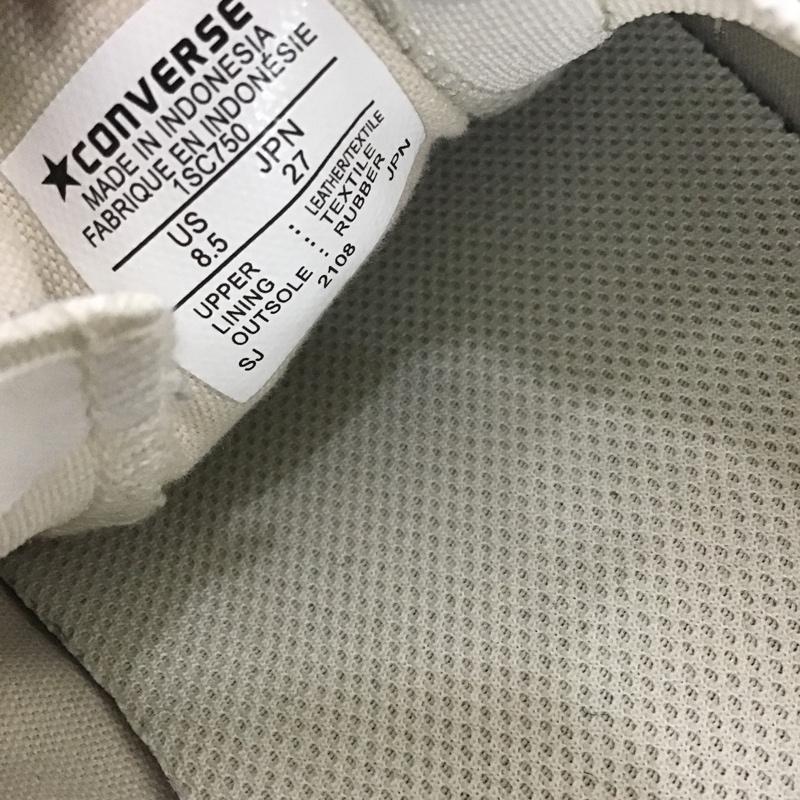 コンバース CONVERSE スリッポン スリッポン 1SC750 スニーカー 27cm 27.0cm ヒョウ柄・レオパード柄 黒 / ブラック / X 白 / ホワイト / X 茶 / ブラウン / メンズ USED 古着 中古 10091519