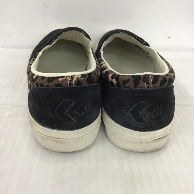 コンバース CONVERSE スリッポン スリッポン 1SC750 スニーカー 27cm 27.0cm ヒョウ柄・レオパード柄 黒 / ブラック / X 白 / ホワイト / X 茶 / ブラウン / メンズ USED 古着 中古 10091519