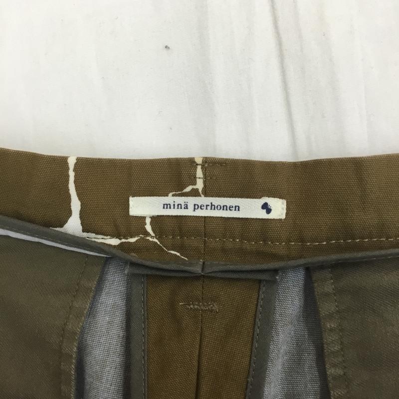 ミナペルホネン mina perhonen パンツ ショートパンツ undiscovered PS4051H M 茶 / ブラウン / メンズ USED 古着 中古 10091593
