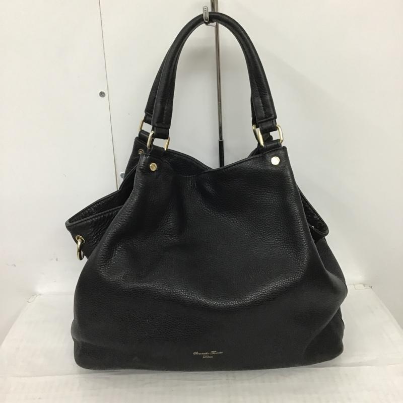 サマンサタバサ デラックス Samantha Thavasa Deluxe トートバッグ トートバッグ ロゴ、文字 黒 / ブラック / X 金 / ゴールド / レディース USED 古着 中古 10091600