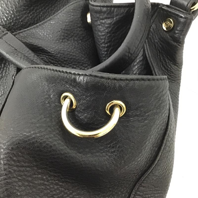 サマンサタバサ デラックス Samantha Thavasa Deluxe トートバッグ トートバッグ ロゴ、文字 黒 / ブラック / X 金 / ゴールド / レディース USED 古着 中古 10091600