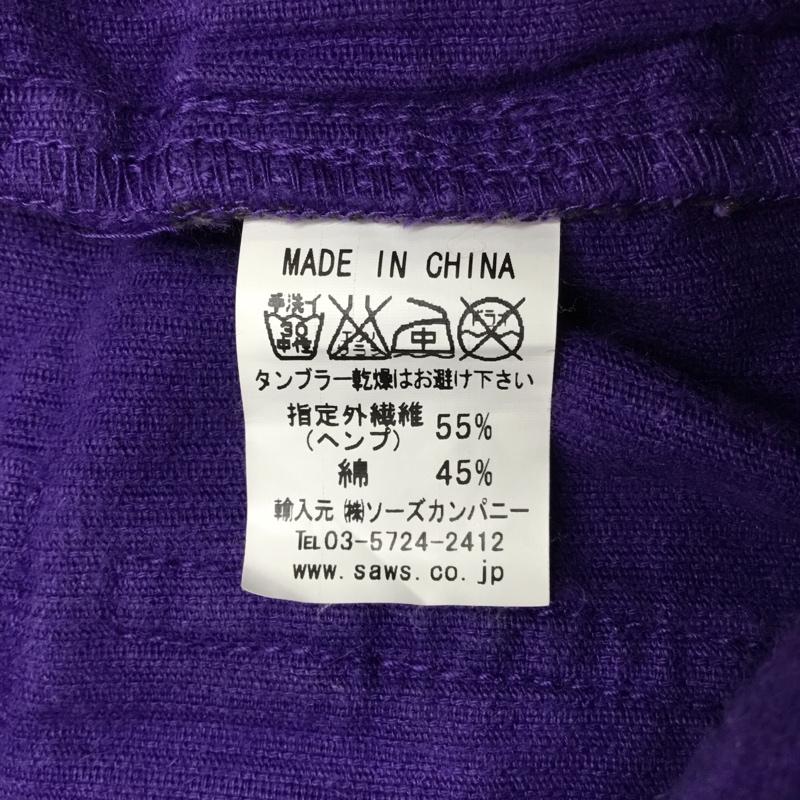 ワイルドシングス WILD THINGS パンツ ショートパンツ コーデュロイショートパンツ バイカラーショートパンツ M 無地 黒 / ブラック / X 紫 / パープル / X 桃 / ピンク / X カーキ / カーキ / メンズ USED 古着 中古 10091626