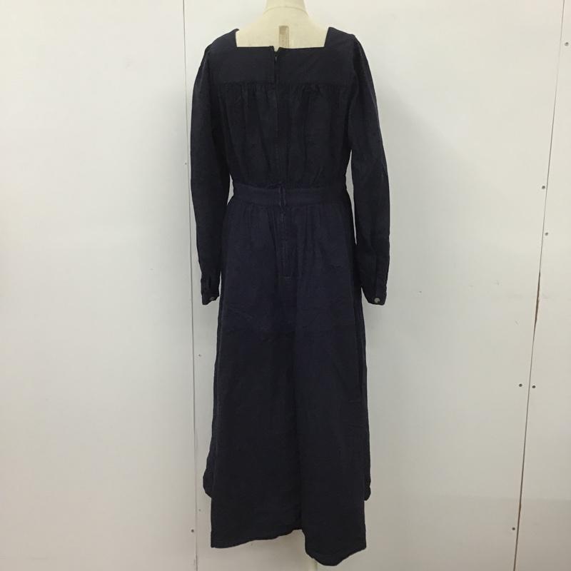 マウジー MOUSSY ワンピース ロングスカート 010CSS30-0590 SQUARE NECK LONG ドレス 2 無地 紺 / ネイビー / レディース USED 古着 中古 10091627