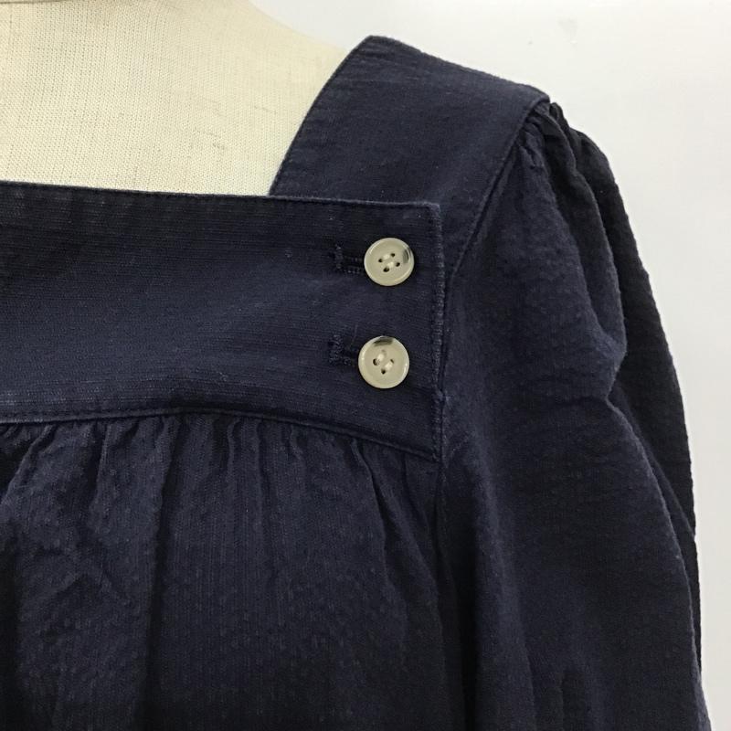 マウジー MOUSSY ワンピース ロングスカート 010CSS30-0590 SQUARE NECK LONG ドレス 2 無地 紺 / ネイビー / レディース USED 古着 中古 10091627