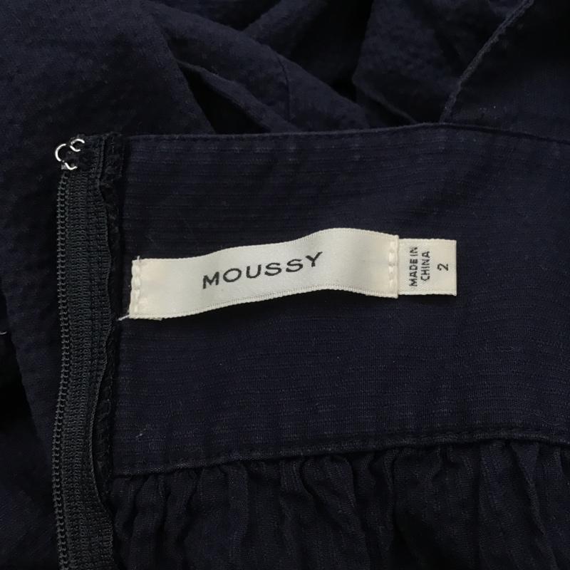 マウジー MOUSSY ワンピース ロングスカート 010CSS30-0590 SQUARE NECK LONG ドレス 2 無地 紺 / ネイビー / レディース USED 古着 中古 10091627