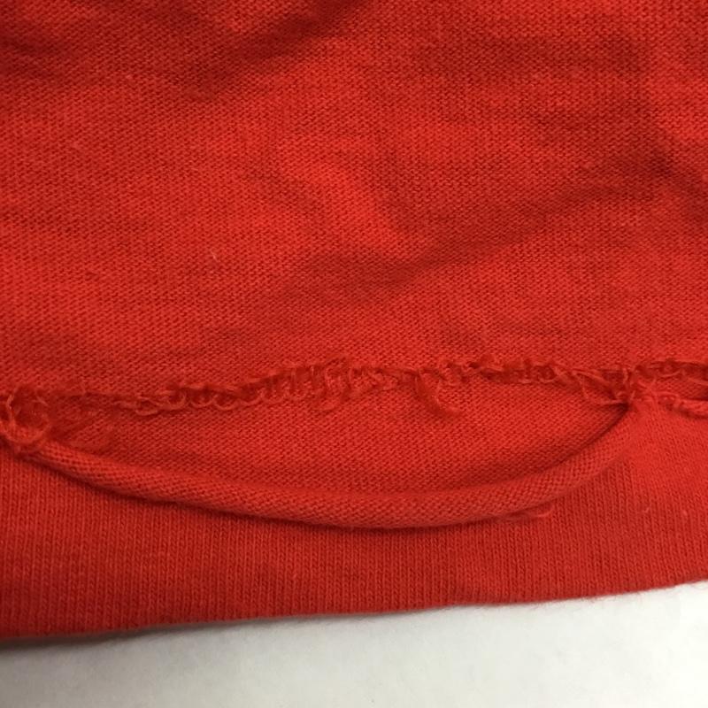 フルーツオブザルーム FRUIT OF THE LOOM Tシャツ 半袖 バックプリント XL ロゴ、文字 赤 / レッド / メンズ USED 古着 中古 10091646