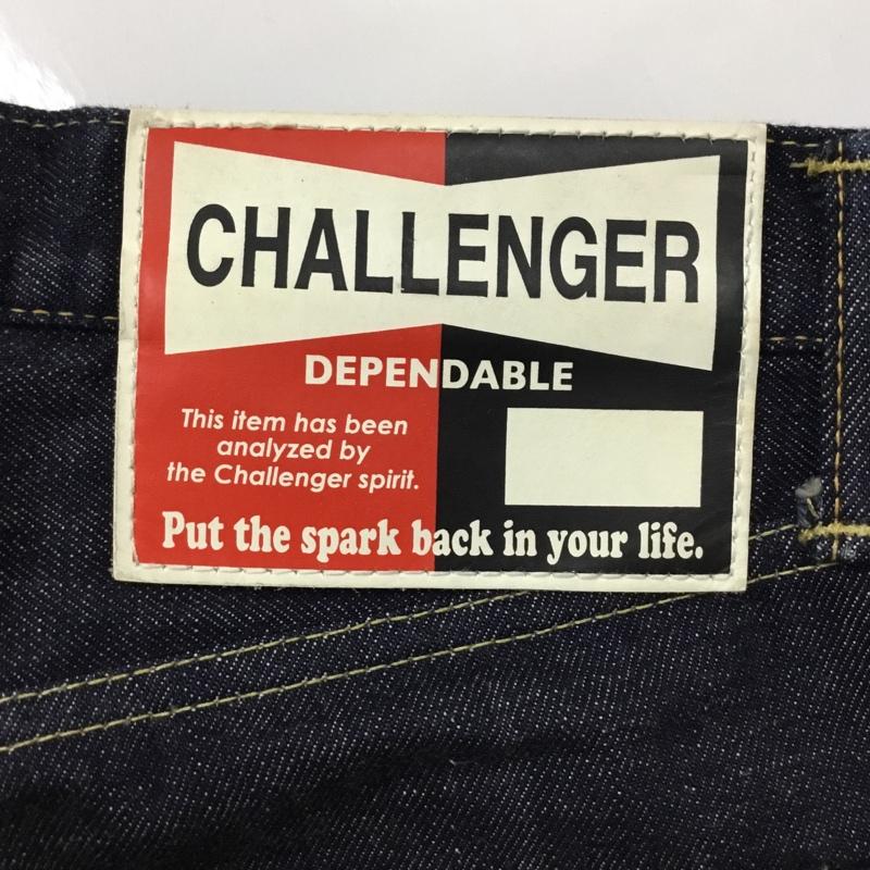 チャレンジャー CHALLENGER パンツ ショートパンツ CLG-PT014-004 デニム M ロゴ、文字 インディゴ / インディゴ / メンズ USED 古着 中古 10091649