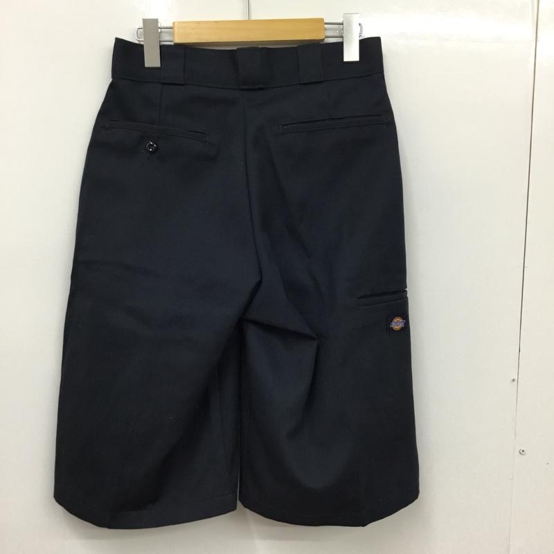 ディッキーズ Dickies パンツ ショートパンツ 607645040912 ハーフパンツ LOOSE FIT 28 ロゴ、文字 紺 / ネイビー / メンズ USED 古着 中古 10091654