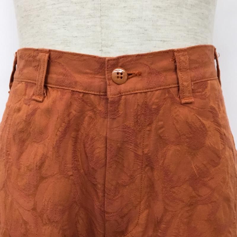 キャリー CALEE パンツ ショートパンツ M 総柄 橙 / オレンジ / メンズ USED 古着 中古 10091665