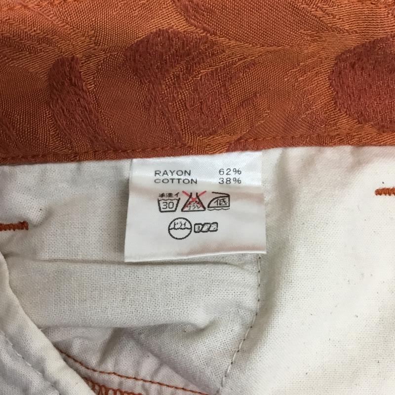 キャリー CALEE パンツ ショートパンツ M 総柄 橙 / オレンジ / メンズ USED 古着 中古 10091665
