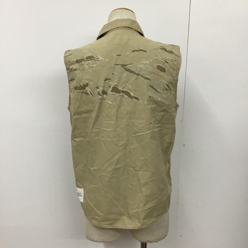 ウィズリミテッド WHIZ LIMITED ベスト ベスト WZ-SS11-S-02 ワッペン M ワンポイント ベージュ / ベージュ / メンズ USED 古着 中古 10091674