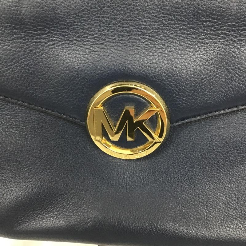 マイケルコース MICHAEL KORS ショルダーバッグ ショルダーバッグ 35H4GHUS2L ハンドバッグ 2WAY ロゴ、文字 紺 / ネイビー / X 金 / ゴールド / レディース USED 古着 中古 10091676