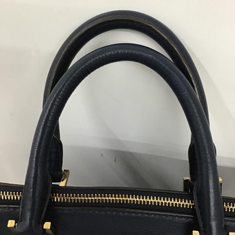 マイケルコース MICHAEL KORS ショルダーバッグ ショルダーバッグ 35H4GHUS2L ハンドバッグ 2WAY ロゴ、文字 紺 / ネイビー / X 金 / ゴールド / レディース USED 古着 中古 10091676