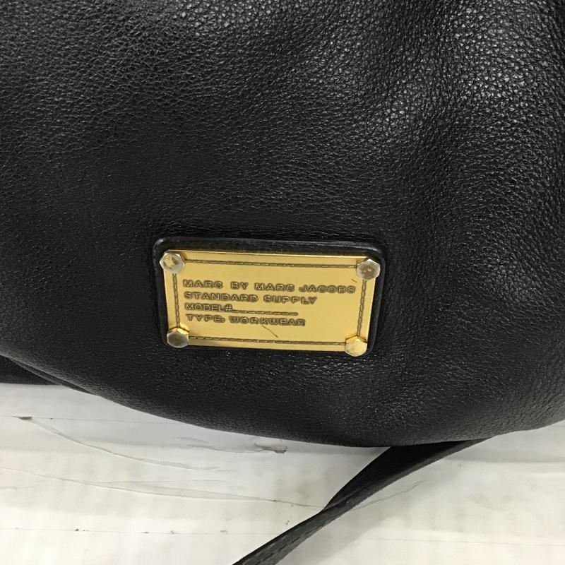 マークバイマークジェイコブス MARC by MARC JACOBS トートバッグ トートバッグ M3PE104 80001 2WAY レザー ショルダー ロゴ、文字 黒 / ブラック / X 金 / ゴールド / レディース USED 古着 中古 10091678