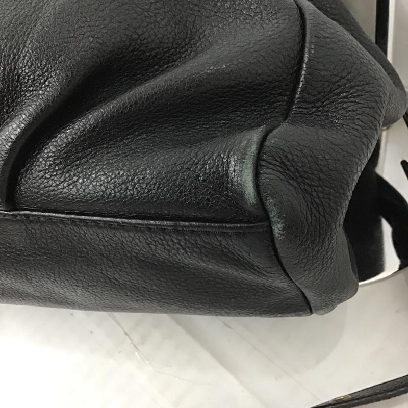 マークバイマークジェイコブス MARC by MARC JACOBS トートバッグ トートバッグ M3PE104 80001 2WAY レザー ショルダー ロゴ、文字 黒 / ブラック / X 金 / ゴールド / レディース USED 古着 中古 10091678