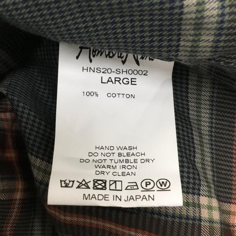 オンブレ・ニーニョ Hombre Nino シャツ、ブラウス 長袖 HNS20-SH0002 L チェック マルチカラー / マルチカラー / メンズ USED 古着 中古 10091680