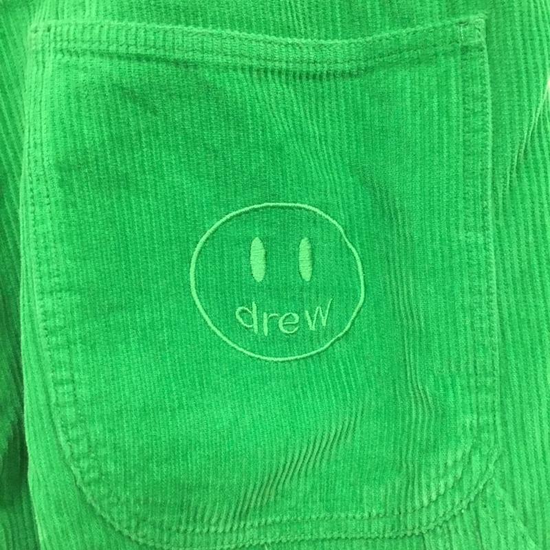 ドリューハウス drew house パンツ ワークパンツ、ペインターパンツ コーデュロイ 32 ロゴ、文字 緑 / グリーン / メンズ USED 古着 中古 10091691
