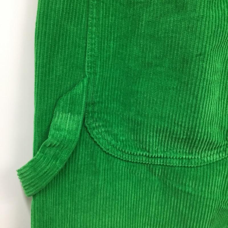 ドリューハウス drew house パンツ ワークパンツ、ペインターパンツ コーデュロイ 32 ロゴ、文字 緑 / グリーン / メンズ USED 古着 中古 10091691