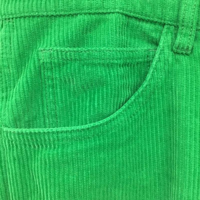 ドリューハウス drew house パンツ ワークパンツ、ペインターパンツ コーデュロイ 32 ロゴ、文字 緑 / グリーン / メンズ USED 古着 中古 10091691