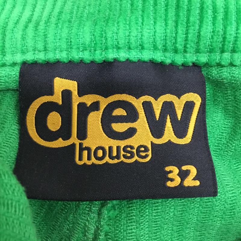 ドリューハウス drew house パンツ ワークパンツ、ペインターパンツ コーデュロイ 32 ロゴ、文字 緑 / グリーン / メンズ USED 古着 中古 10091691