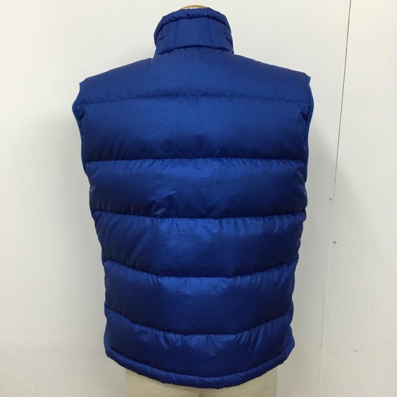 パタゴニア patagonia ベスト ベスト 84631F7 ダウンベスト S ロゴ、文字 青 / ブルー / メンズ USED 古着 中古 10091698