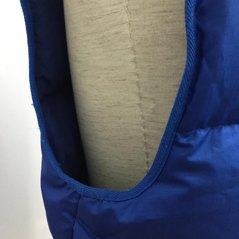 パタゴニア patagonia ベスト ベスト 84631F7 ダウンベスト S ロゴ、文字 青 / ブルー / メンズ USED 古着 中古 10091698