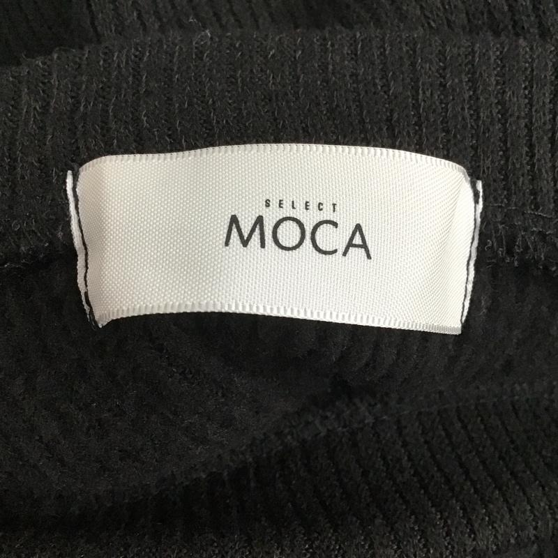 セレクトモカ select MOCA ワンピース ロングスカート 50887K-2 リブ ニット FREE 無地 黒 / ブラック / レディース USED 古着 中古 10091748