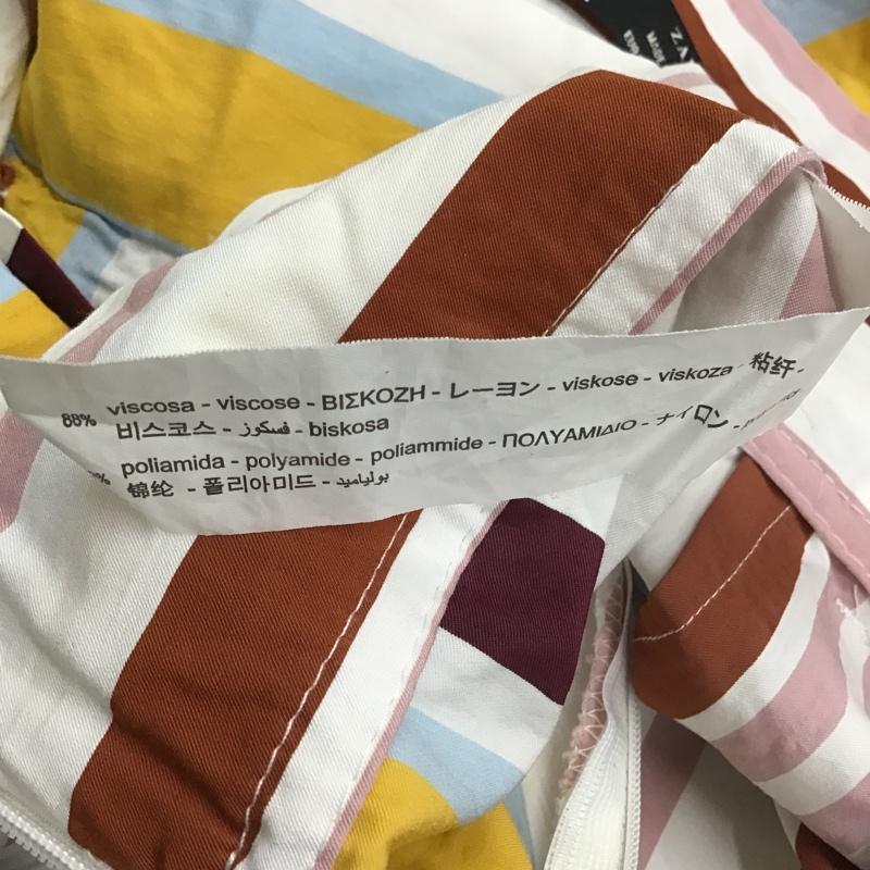 ザラティーアールエフ ZARA TRF スカート ロングスカート ストライプロングスカート フレアスカート M ストライプ マルチカラー / マルチカラー / レディース USED 古着 中古 10091758