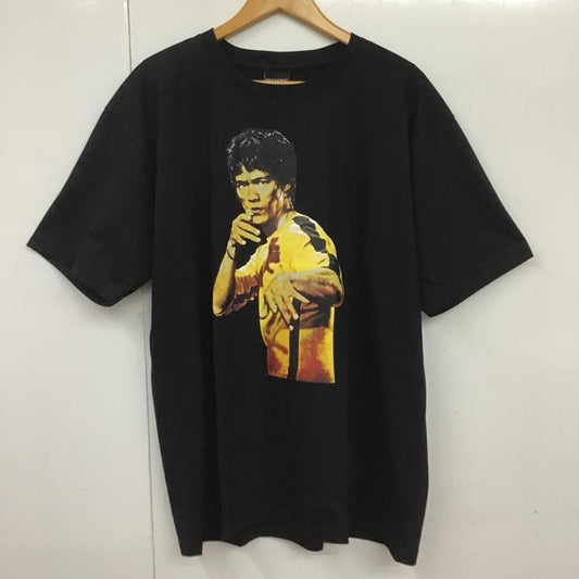 古着 USED Tシャツ 半袖 movie music ジャッキーチェン ブルースリー プリントT XL プリント 黒 / ブラック /  メンズ USED 古着 中古 10091817