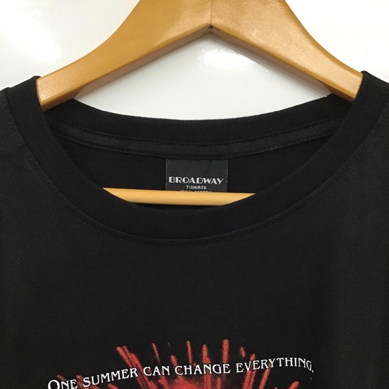 古着 USED Tシャツ 半袖 movie music プリントT STRANGER THINGS XL プリント 黒 / ブラック /  メンズ USED 古着 中古 10091857