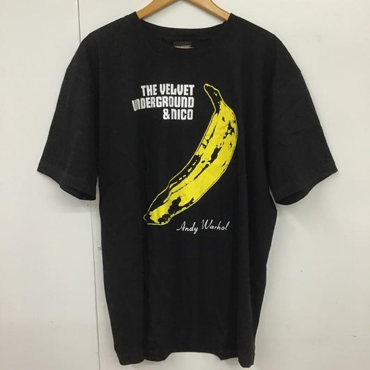 古着 USED Tシャツ 半袖 movie music andy warhol banana contemporary バナナ XL プリント 黒 / ブラック /  メンズ USED 古着 中古 10091872