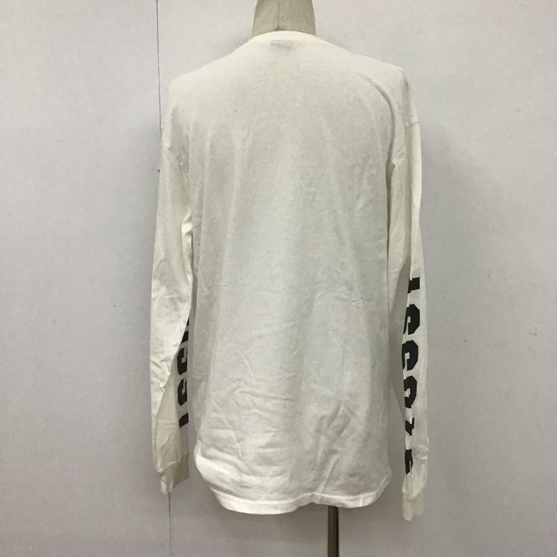 ステューシー STUSSY Tシャツ 長袖 アームロゴ XL スカル 白 / ホワイト / メンズ USED 古着 中古 10091905