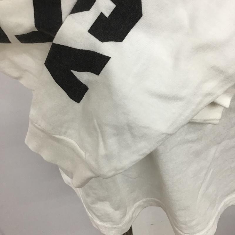 ステューシー STUSSY Tシャツ 長袖 アームロゴ XL スカル 白 / ホワイト / メンズ USED 古着 中古 10091905