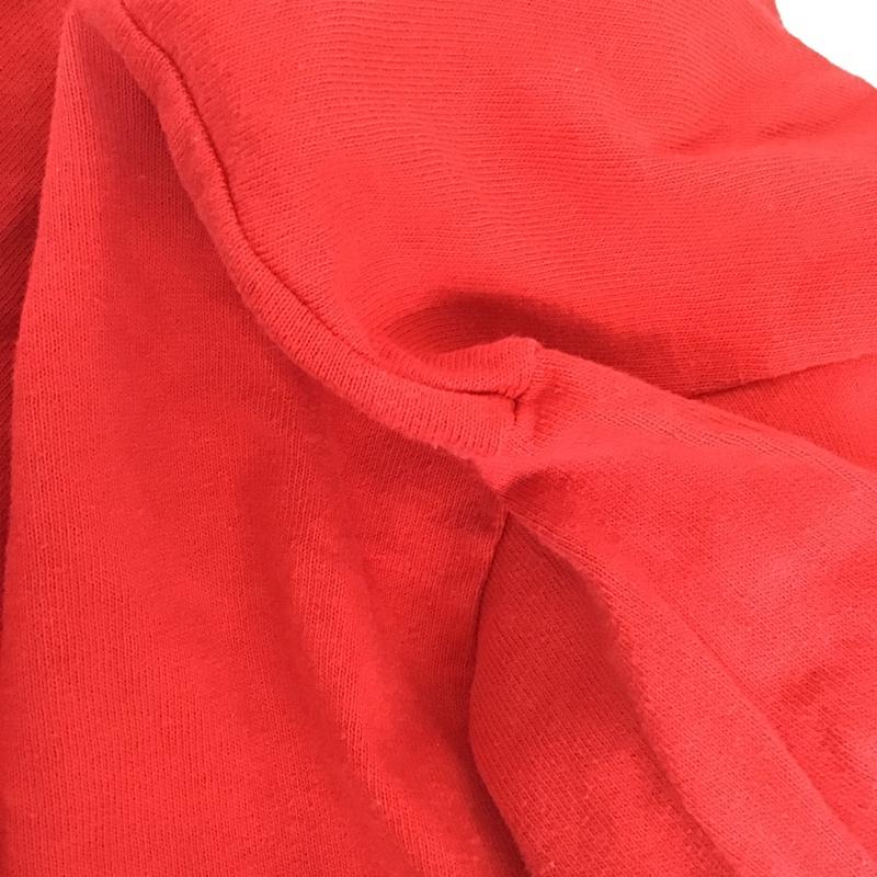 チャンピオン Champion Tシャツ 半袖 プリントロゴ クルーネック L ワンポイント 赤 / レッド /  メンズ USED 古着 中古 10091910