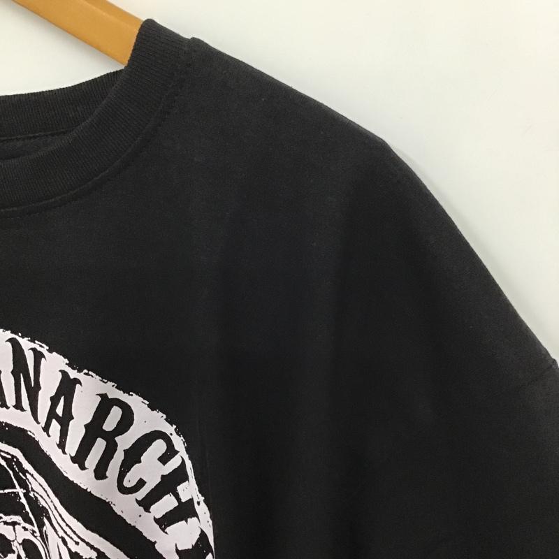 古着 USED Tシャツ 半袖 movie music バンドTシャツ プリントT SONS OF ANARCHY スカル XL 無地 黒 / ブラック /  メンズ USED 古着 中古 10091912