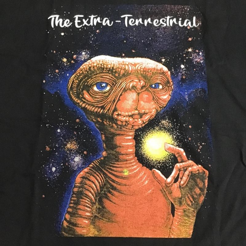 古着 USED Tシャツ 半袖 movie music バンドTシャツ プリントT ET XL プリント 黒 / ブラック /  メンズ USED 古着 中古 10091918