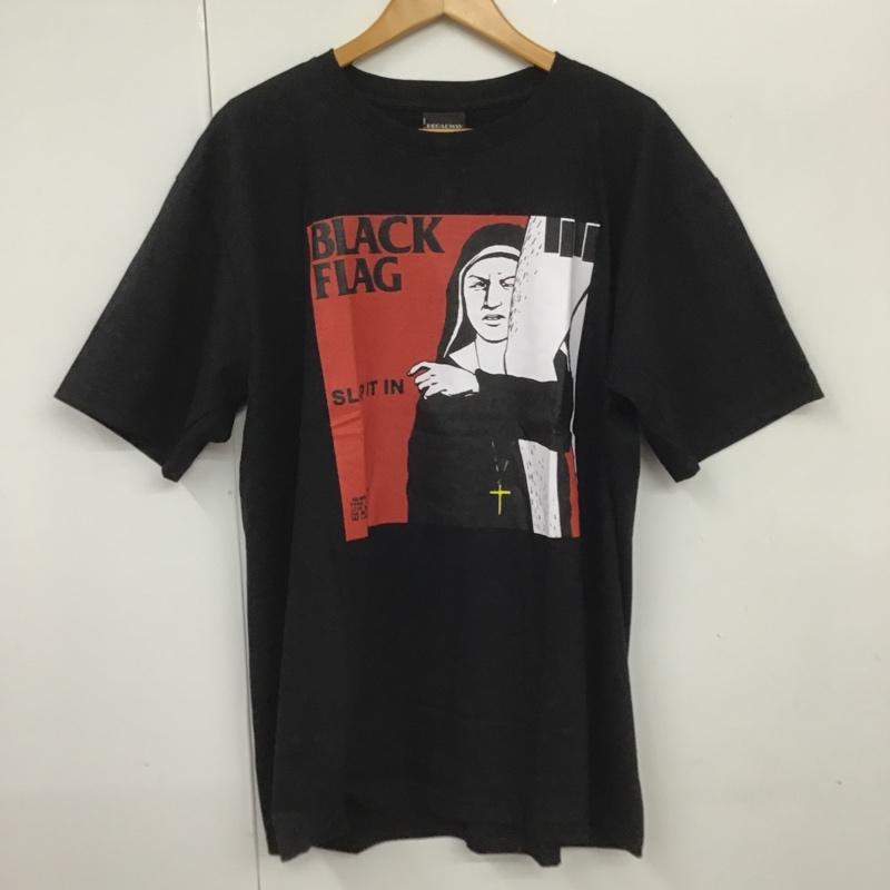 古着 USED Tシャツ 半袖 movie music バンドTシャツ プリントT BLACK FLAG SLIP IT IN XL プリント 黒 / ブラック /  メンズ USED 古着 中古 10091928