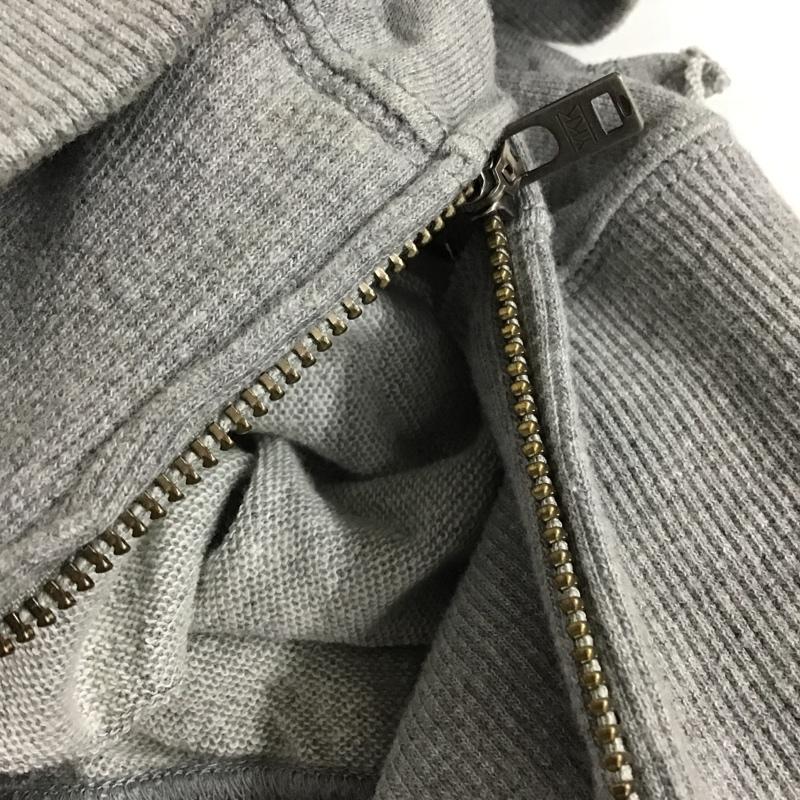 サイト s'yte パーカー 七分袖 UD-T98-061 Yohji Yamamoto サイドジップ プルオーバー M 無地 灰 / グレー / メンズ USED 古着 中古 10091975