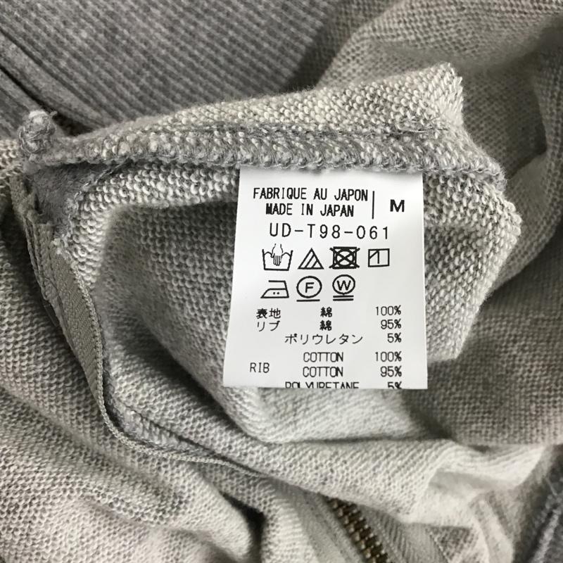 サイト s'yte パーカー 七分袖 UD-T98-061 Yohji Yamamoto サイドジップ プルオーバー M 無地 灰 / グレー / メンズ USED 古着 中古 10091975