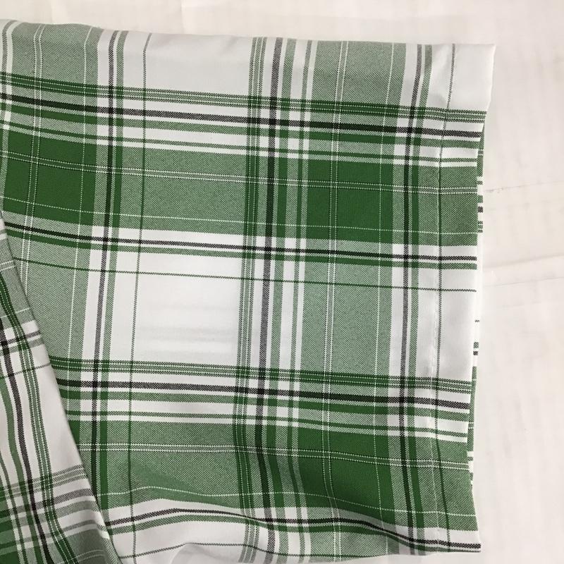 キャルトップ CALTOP シャツ、ブラウス 半袖 XL チェック 白 / ホワイト / X 緑 / グリーン /  メンズ USED 古着 中古 10091984