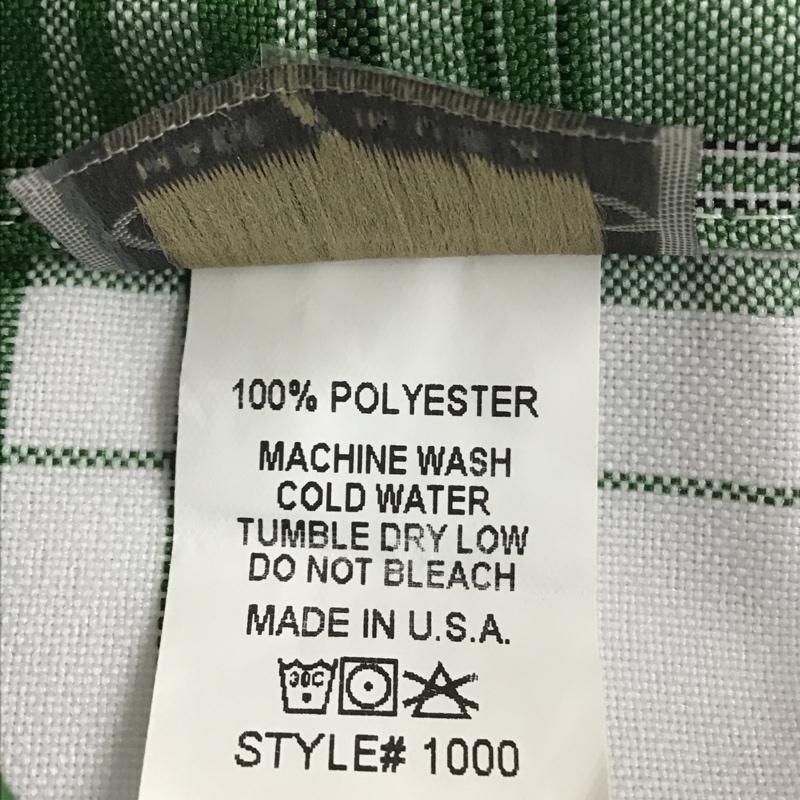 キャルトップ CALTOP シャツ、ブラウス 半袖 XL チェック 白 / ホワイト / X 緑 / グリーン /  メンズ USED 古着 中古 10091984