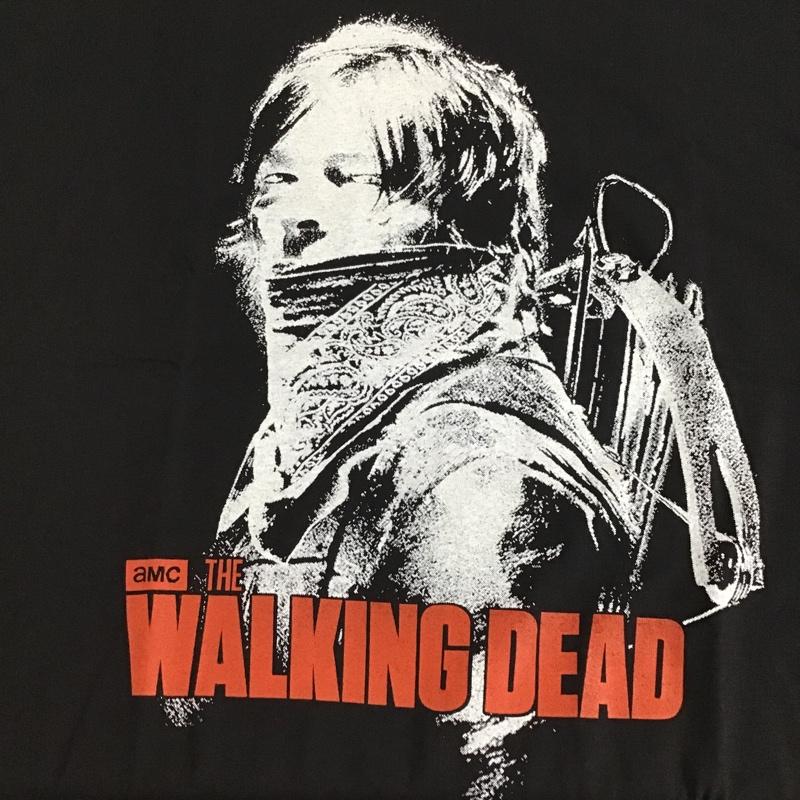 古着 USED Tシャツ 半袖 movie music バンドT WALKING DEAD プリントT XL プリント 黒 / ブラック /  メンズ USED 古着 中古 10092013
