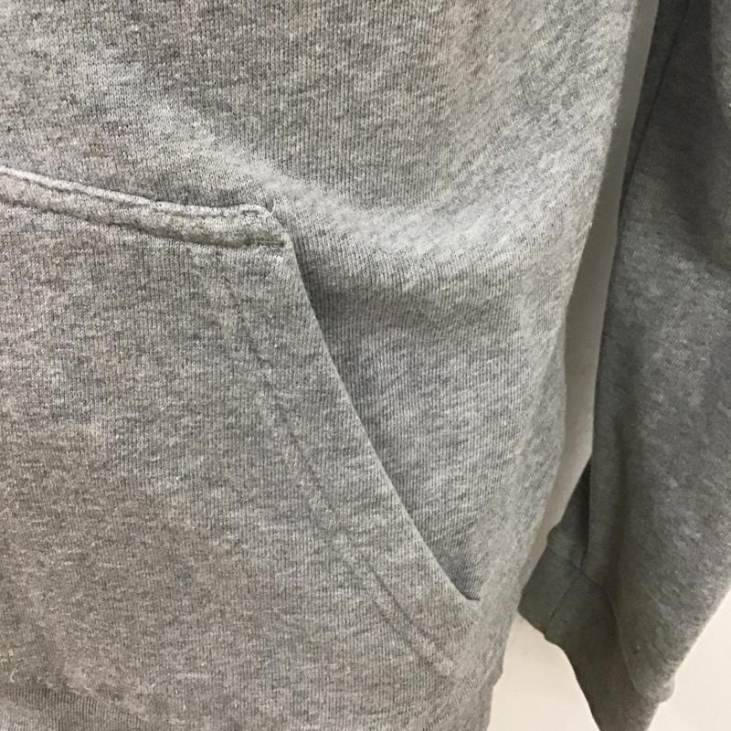 アディダス adidas パーカー 長袖 DT7963 TREFOIL HOODIE S ロゴ、文字 灰 / グレー / メンズ USED 古着 中古 10092051