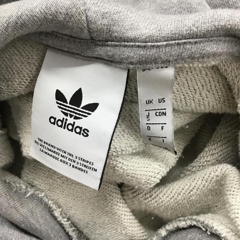 アディダス adidas パーカー 長袖 DT7963 TREFOIL HOODIE S ロゴ、文字 灰 / グレー / メンズ USED 古着 中古 10092051