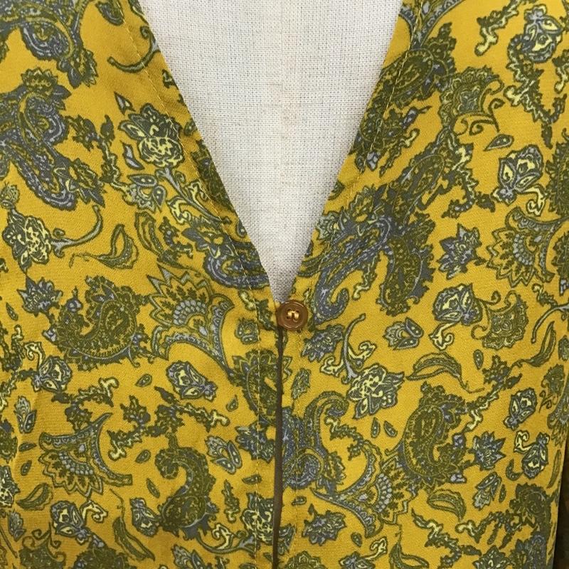アズールバイマウジー AZUL BY MOUSSY カーディガン 長袖 250BSA30-668D ペイズリーガウン 長袖カーディガン ロングガウン ロングカーディガン S ペイズリー マルチカラー / マルチカラー / レディース USED 古着 中古 10092068