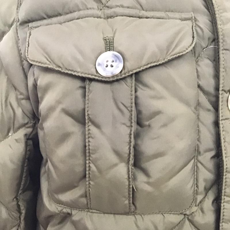 ラルフローレン RALPHLAUREN ジャケット、上着 ジャンパー、ブルゾン キルティングジャケット ダウンブルゾン 7 無地 カーキ / カーキ / レディース USED 古着 中古 10092076