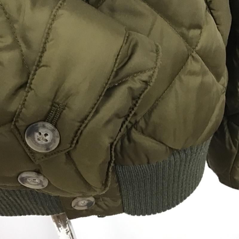 ラルフローレン RALPHLAUREN ジャケット、上着 ジャンパー、ブルゾン キルティングジャケット ダウンブルゾン 7 無地 カーキ / カーキ / レディース USED 古着 中古 10092076